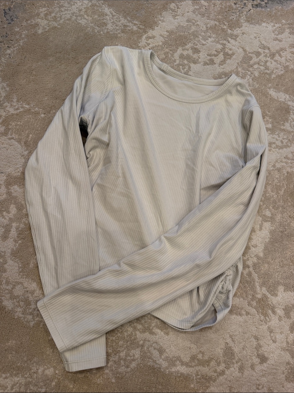 Lululemon All It Takes Ribbed Nulu Long-Sleeve Shirt
Light Vapor Sz 4 - Picture 6 of 9
